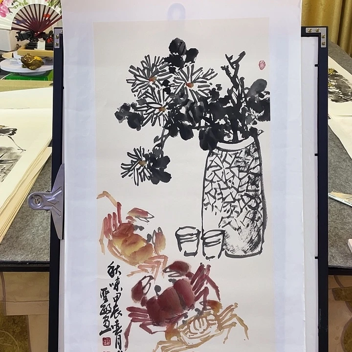 国画张圣敏先生纯手绘作品