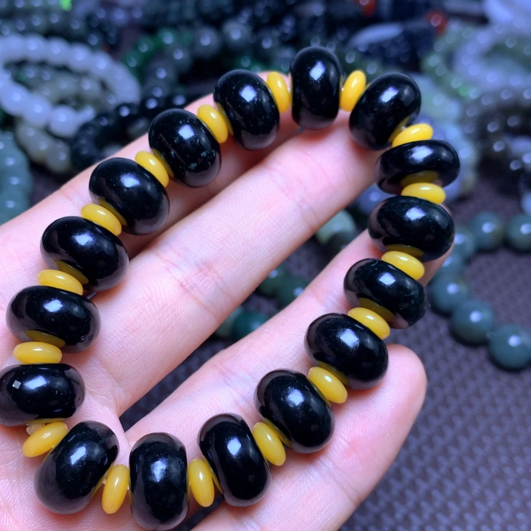 和田玉未镶嵌手串15