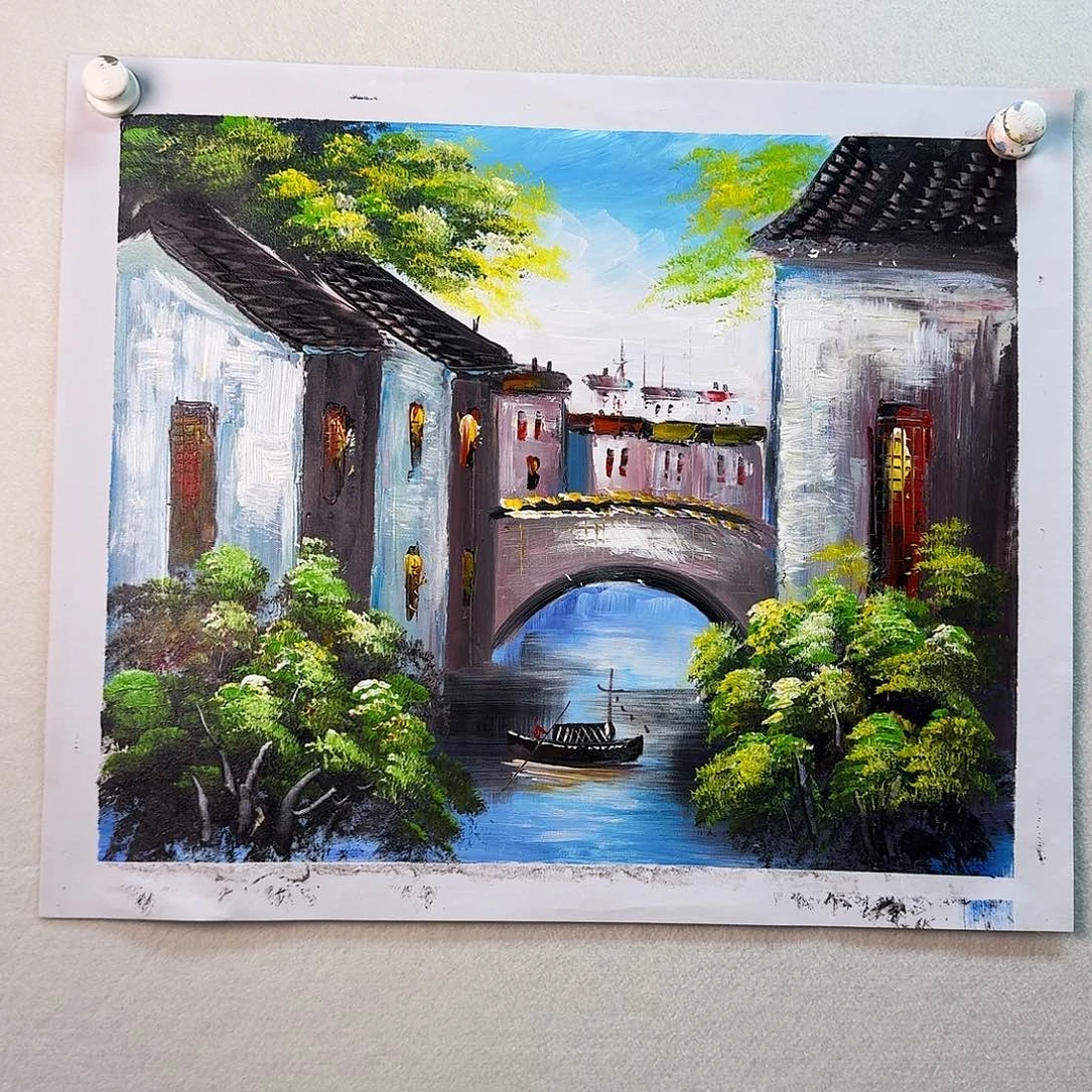 原创油画手绘作品123456