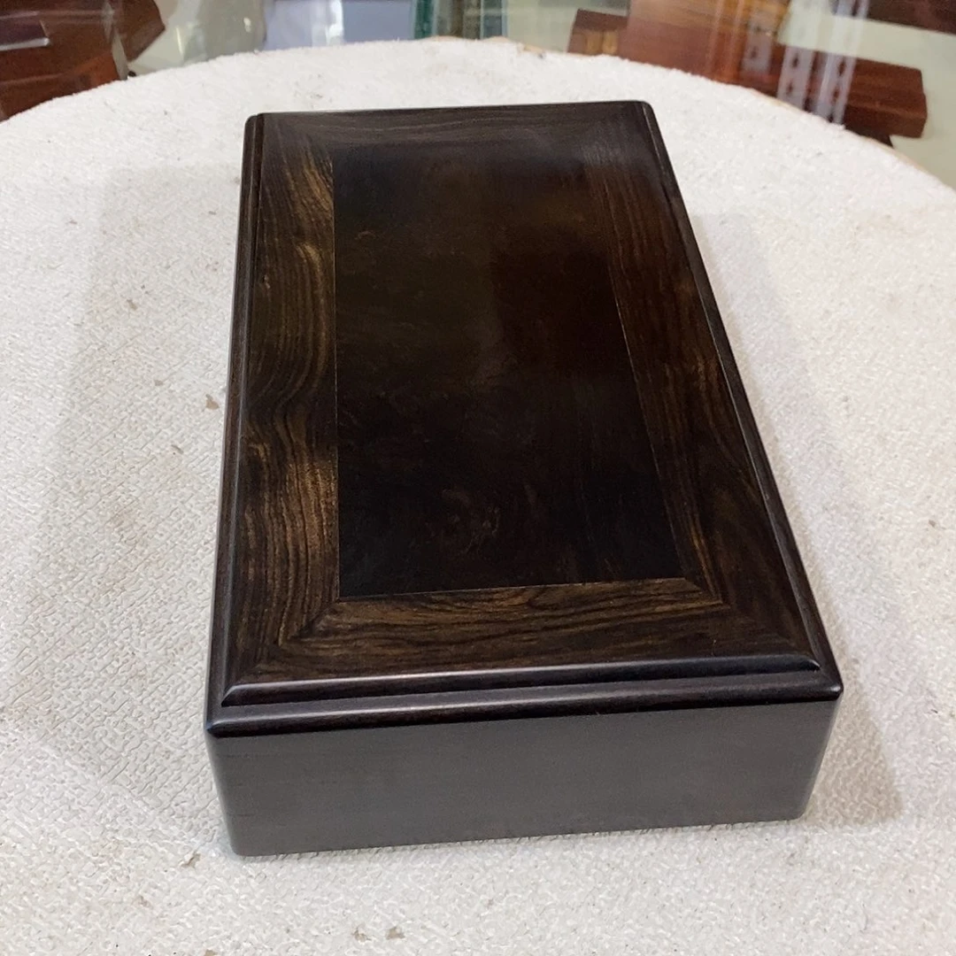 东非黑黄檀（紫光檀）独板机关盒25/14/6