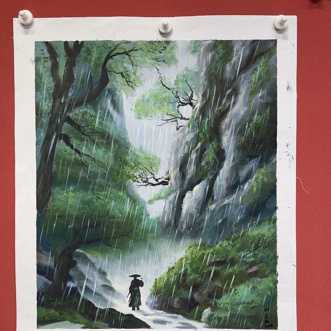 油画刘文桂油画作品