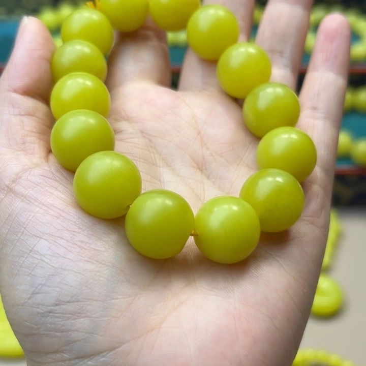 非金属新疆若羌黄口手串