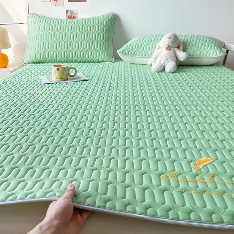A类冰丝乳胶凉席夏季软席子学生宿舍单双人冰丝席床铺款可机水洗