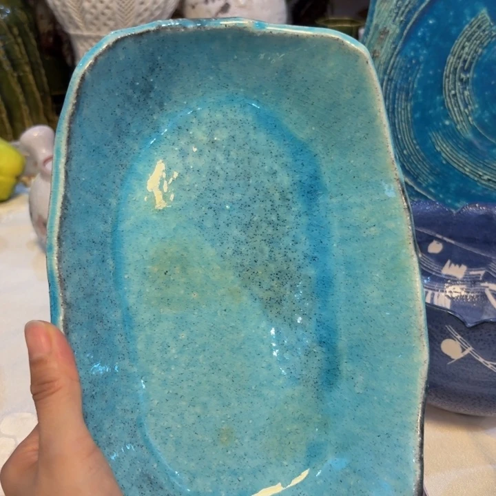 陶泥一个盘子好看的