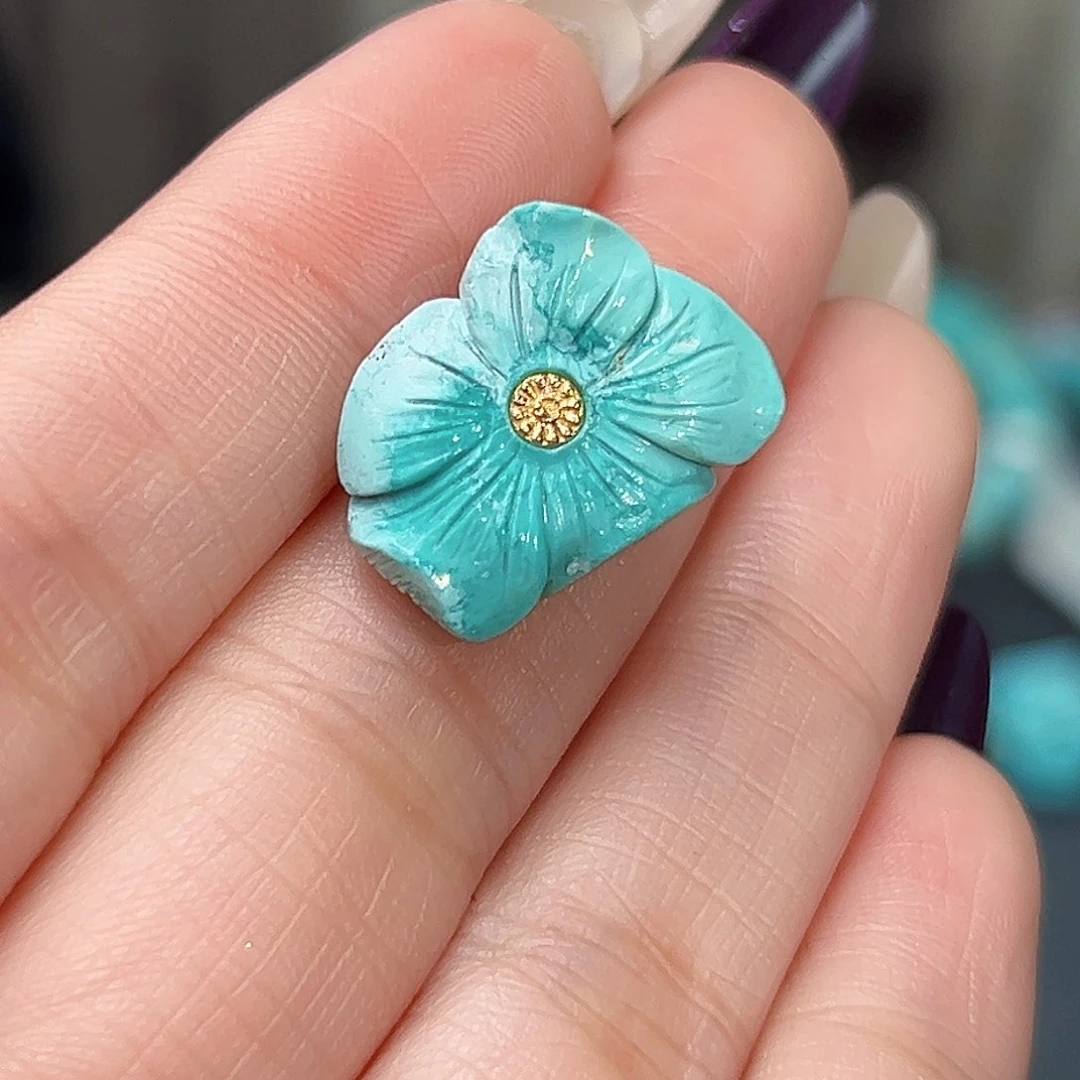 绿松石珠宝奇石未镶嵌