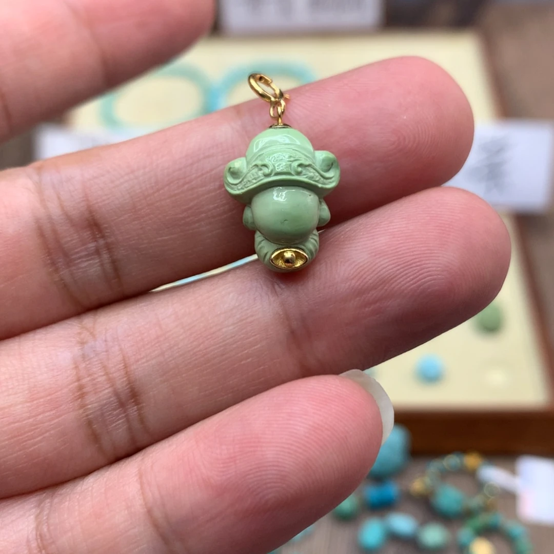 绿松石未镶嵌18配饰