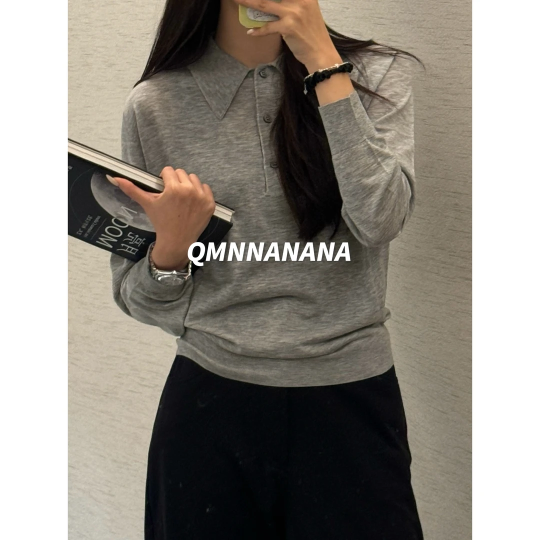 QMNNANANA S25‘学院’极简休闲百搭POLO衫SY00485