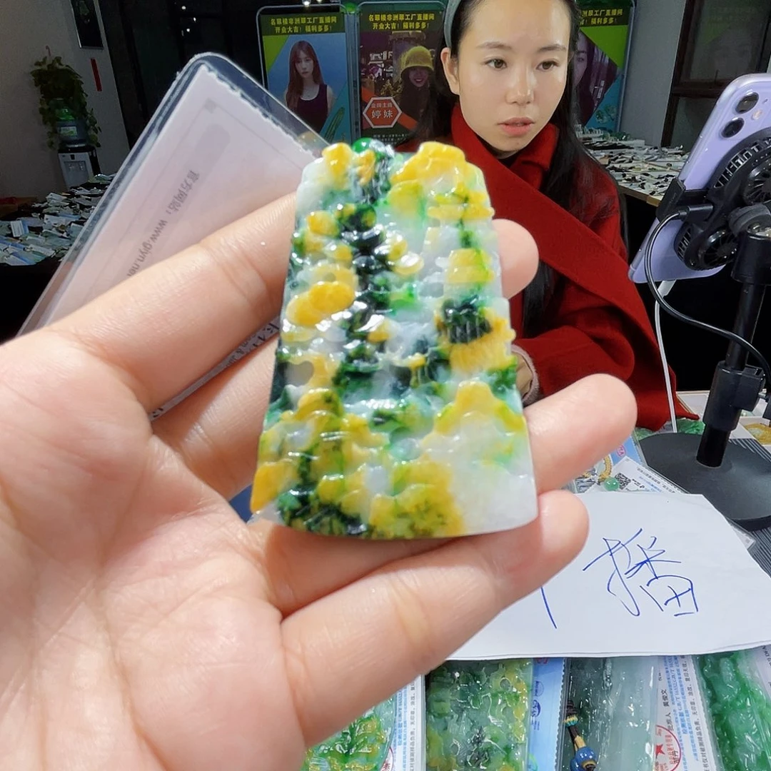 颈饰未镶嵌翡翠一