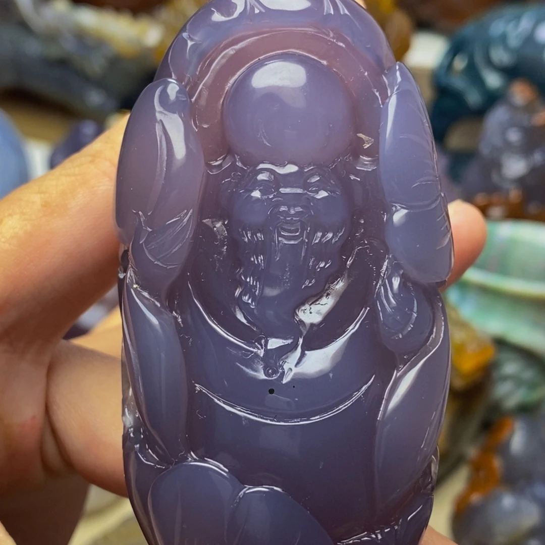 玛瑙/玉髓未镶嵌把件