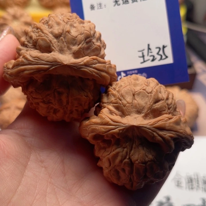 吊坠文玩核桃老*童文玩核桃35