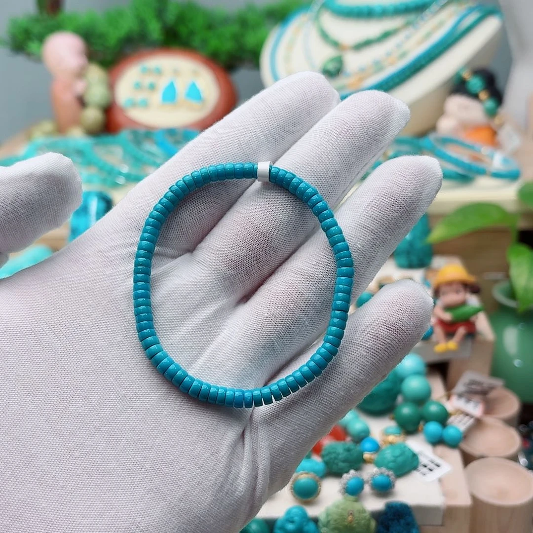 绿松石未镶嵌手链