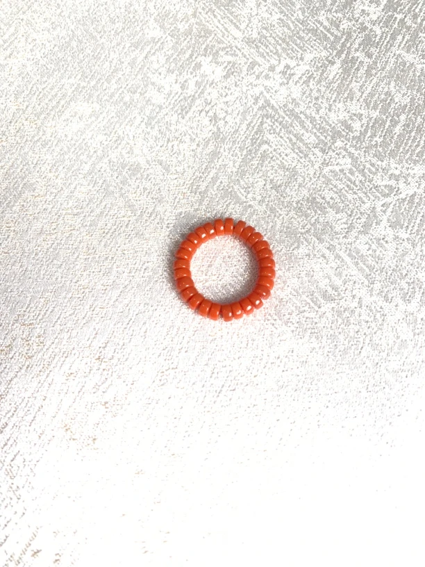 原矿南红柿子红隔片卡4