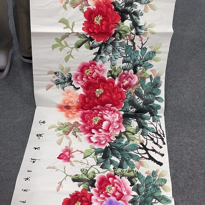 国画今天早上国画作品展示