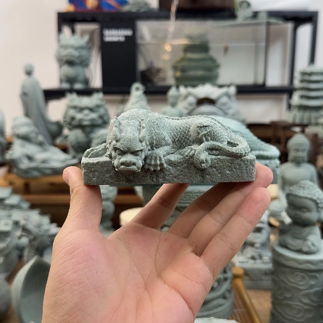 石材青砂石小号镇水兽