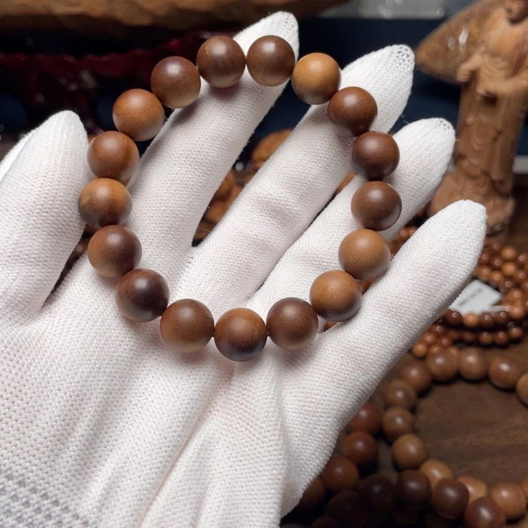 檀香木手串/手链襯*籲老山檀黑肉12单圈