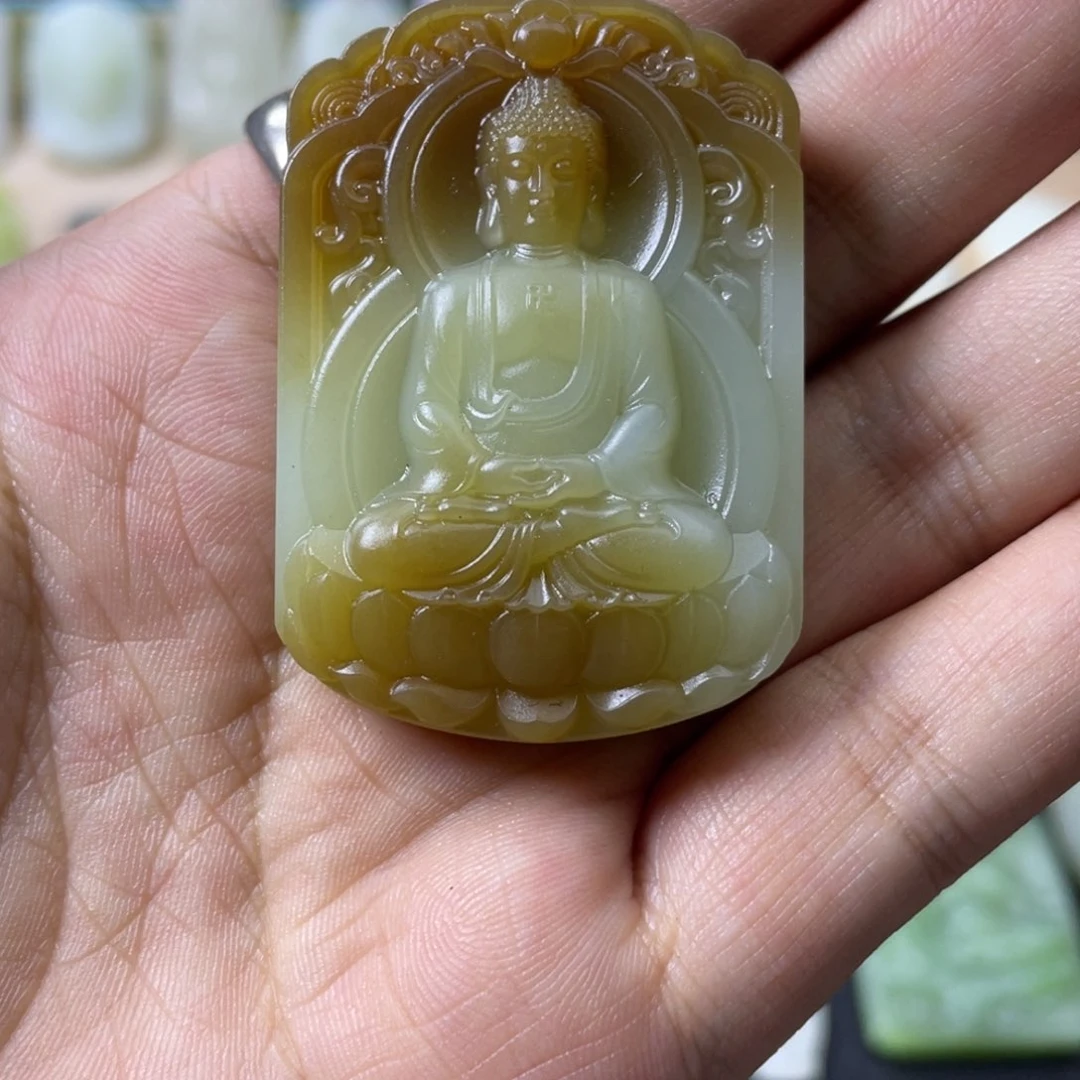 吊坠(不含链)未镶嵌和田玉