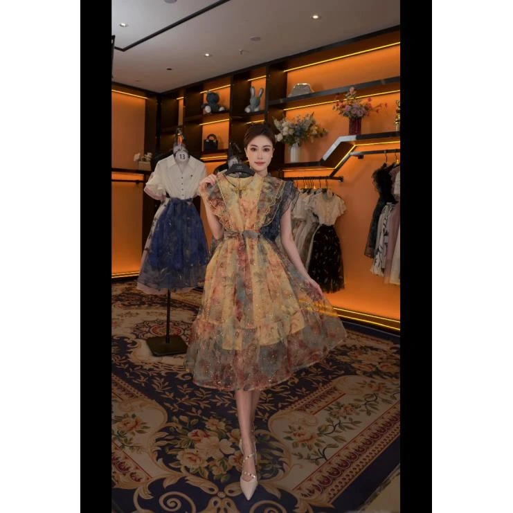 【G】夏季优雅百搭时尚显瘦气质连衣裙 GS-57069