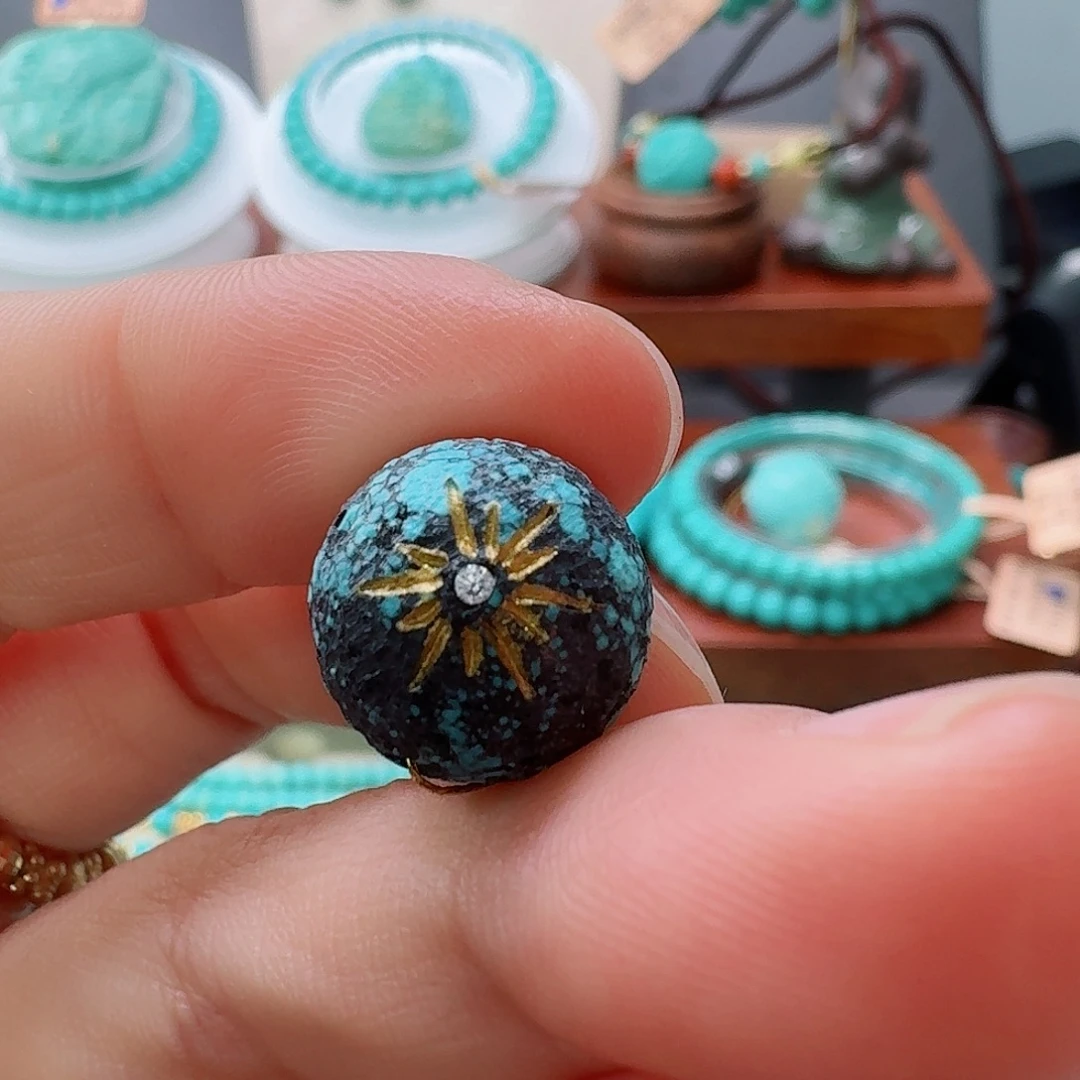 绿松石未镶嵌珠宝半成品