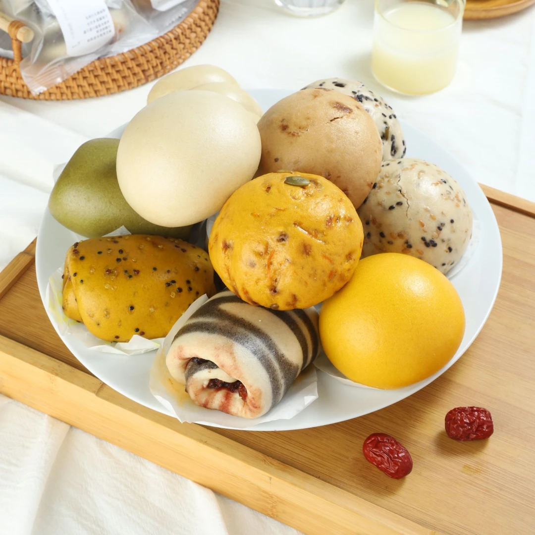 [试吃福利]食养馒头正品10种口味各1个（再随机送2个试吃到手12个）