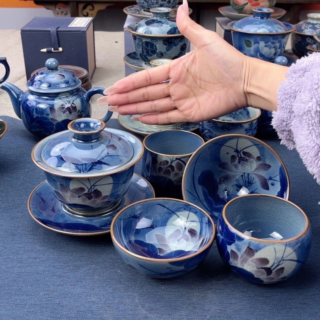 杯老*景德镇手绘手工茶具