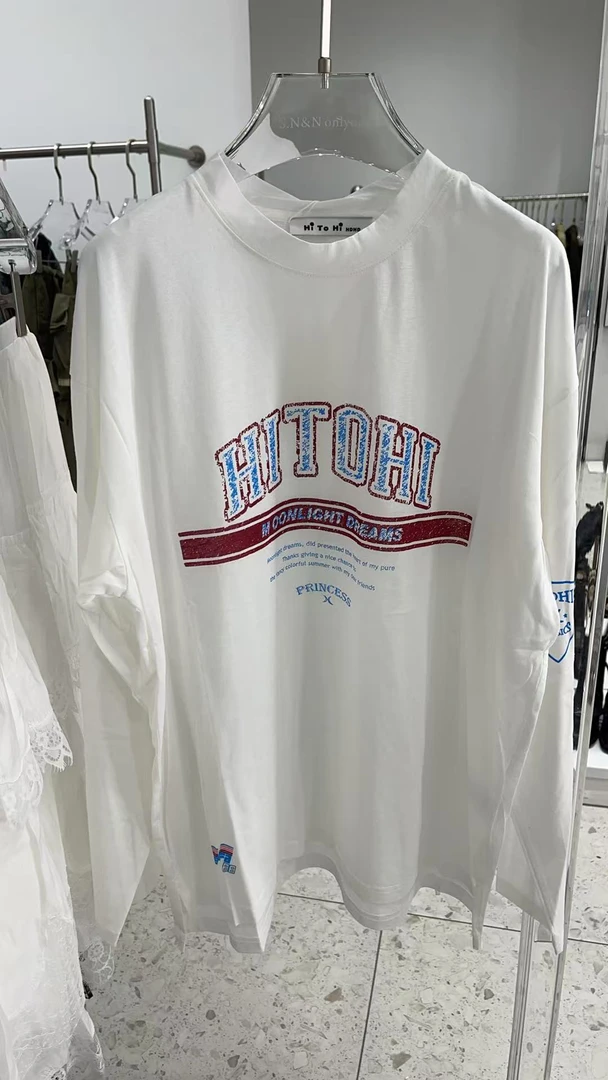[新品]HI TO HI设计师品牌长袖T恤