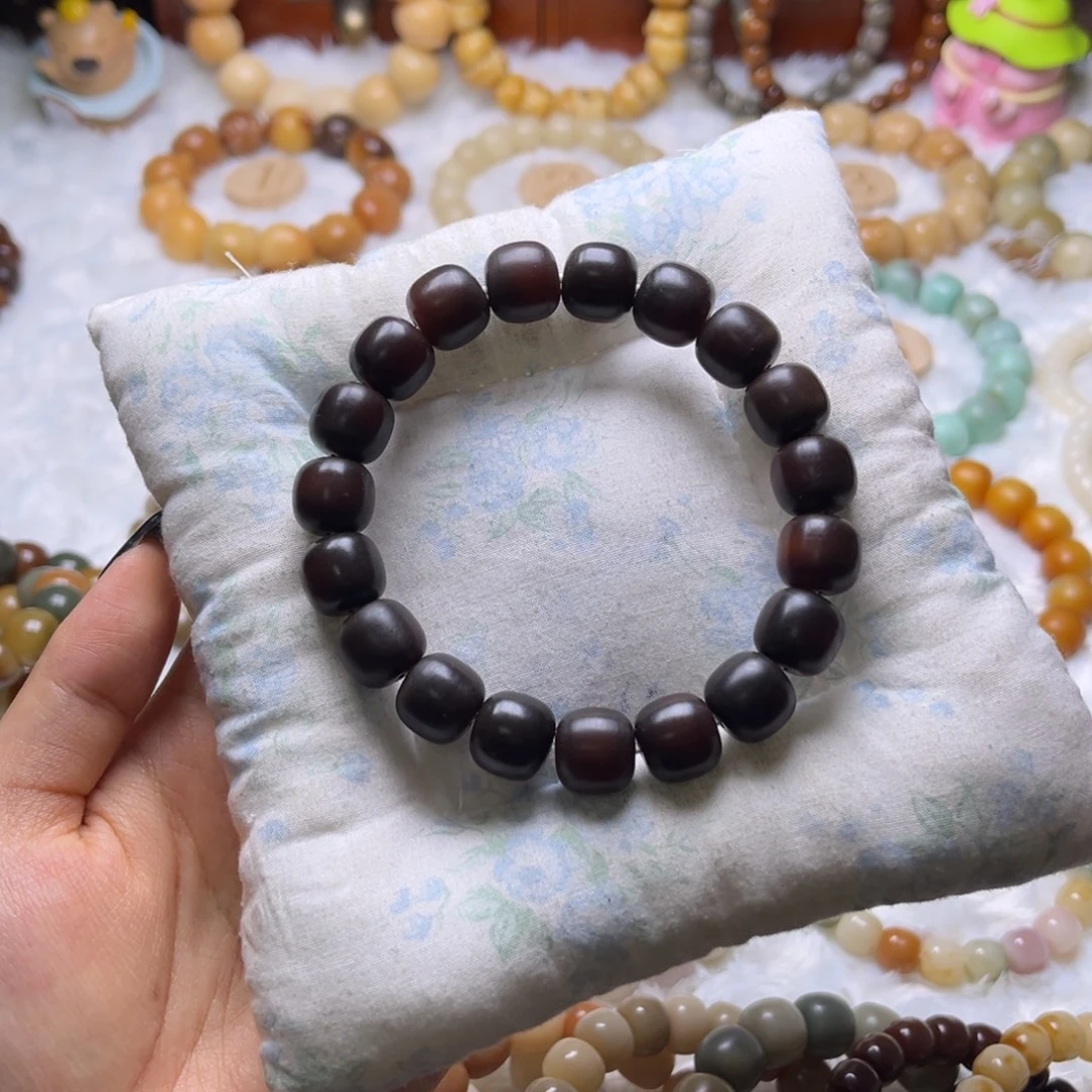 菩提根/象牙果手串717热红酒干磨卡13