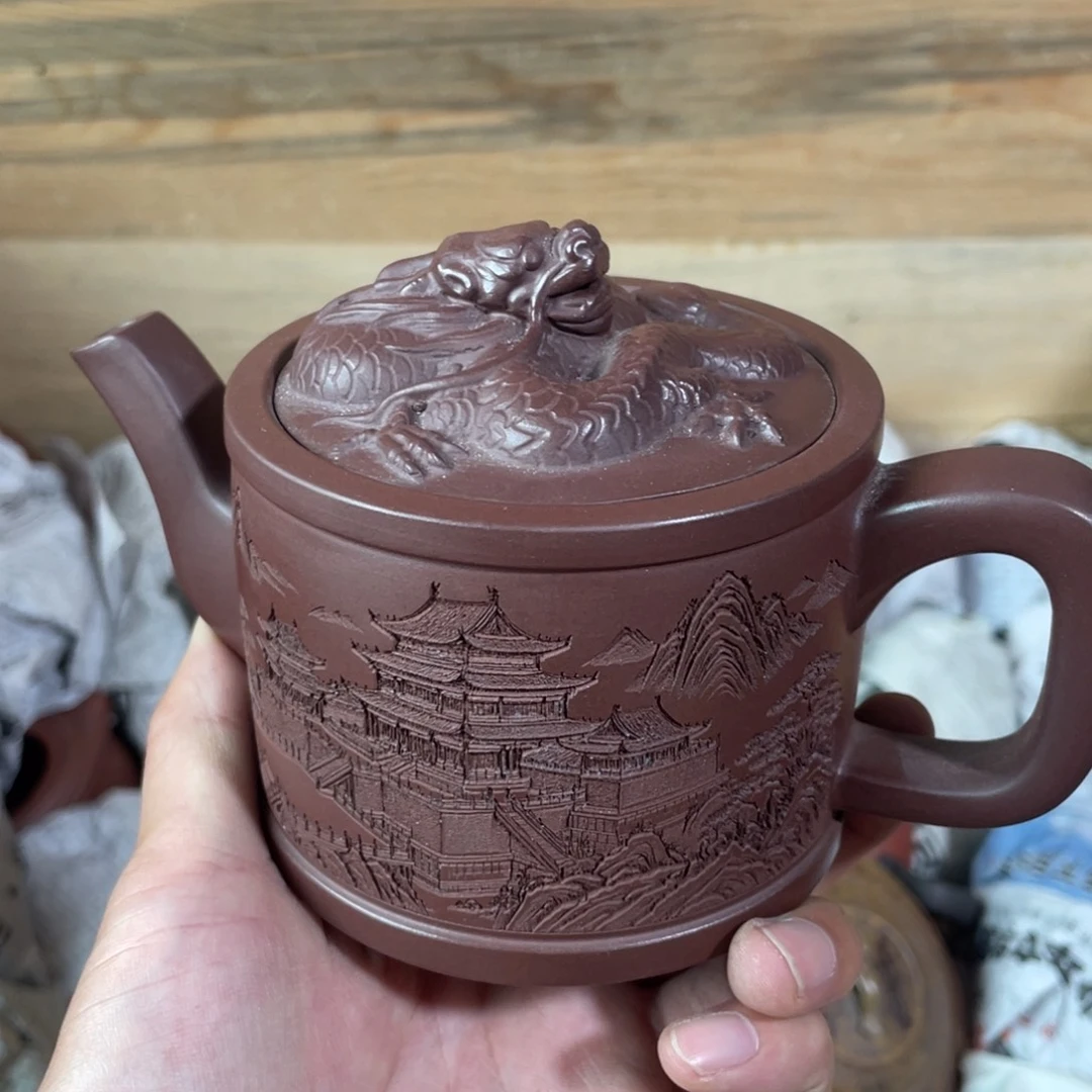 茶壶紫砂老厂紫砂壶一件。