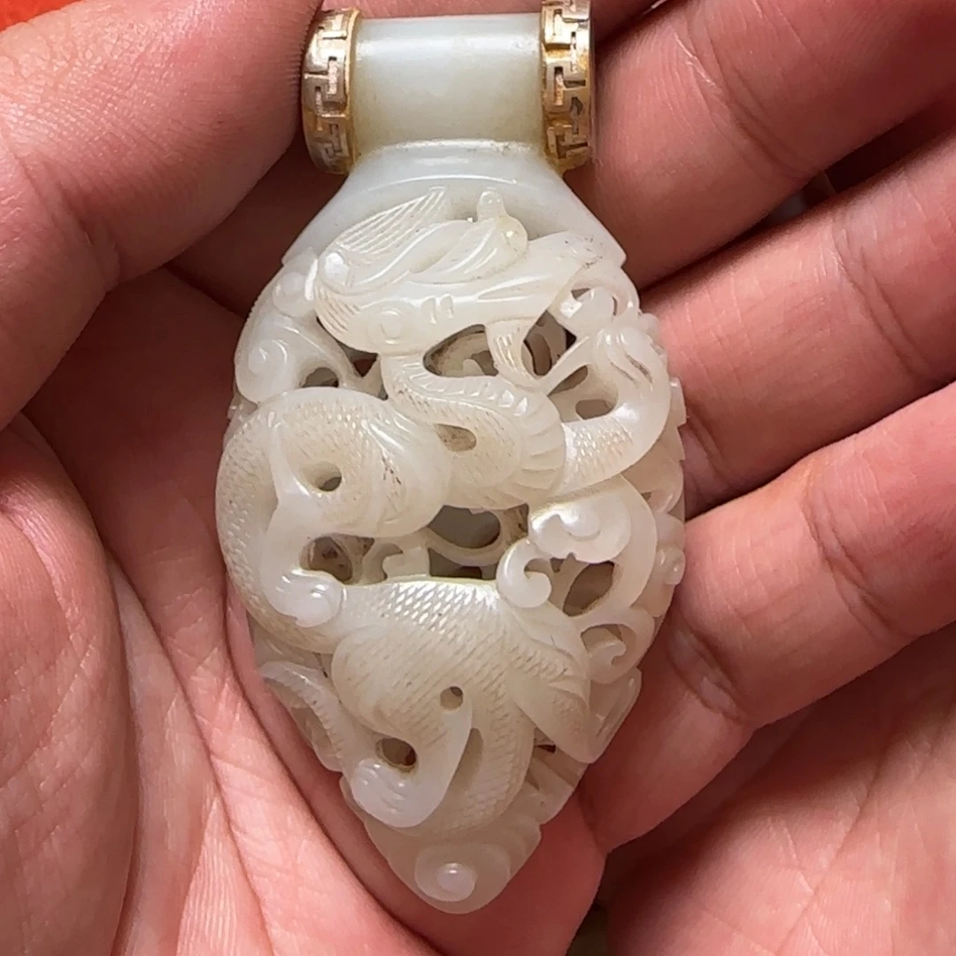 用***0和田玉未镶嵌挂件