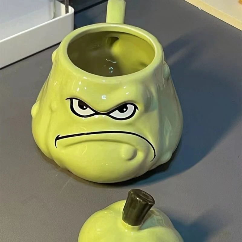 窝瓜水杯倭瓜马克杯女奇奇怪怪创意不生气陶瓷苦瓜搞怪杯子送礼物