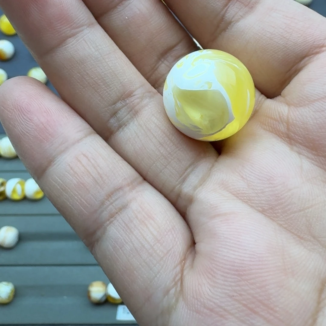 裸石琥珀未镶嵌18➕圆珠