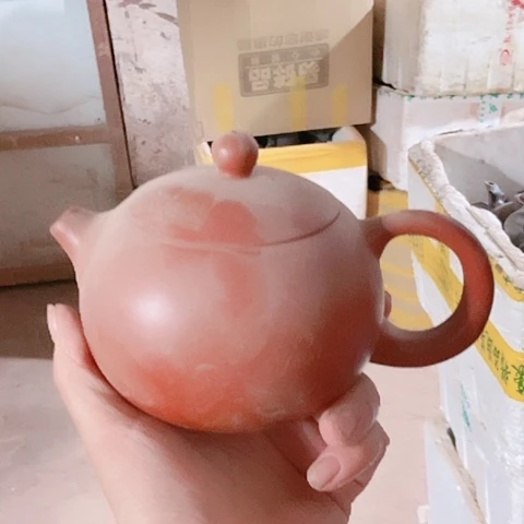 茶壶绿泥宜兴紫砂全手工制作