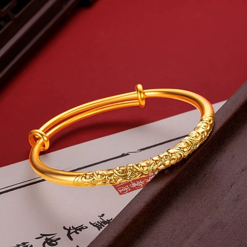 手镯 「精工版」卷草纹推拉手镯H -18