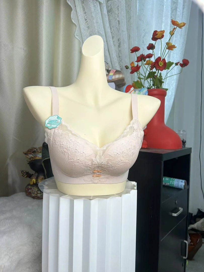 383【新疆包邮】AB乳胶杯托玛琳雪莲花温变养护调整型院线款文胸