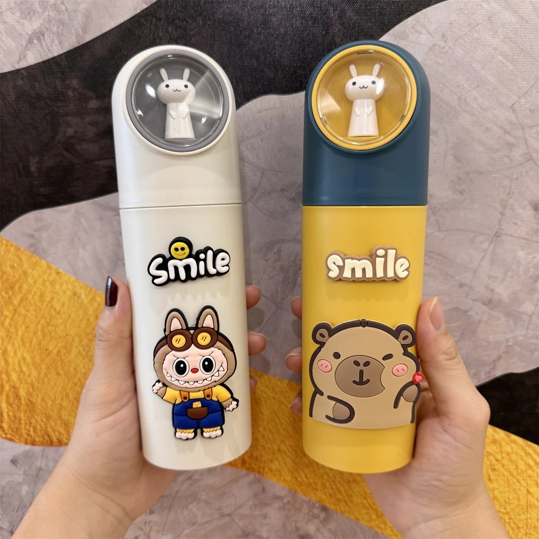 情侣旅行洗漱杯创意卡通便携式牙膏牙刷收纳盒儿童学生宿舍漱口杯