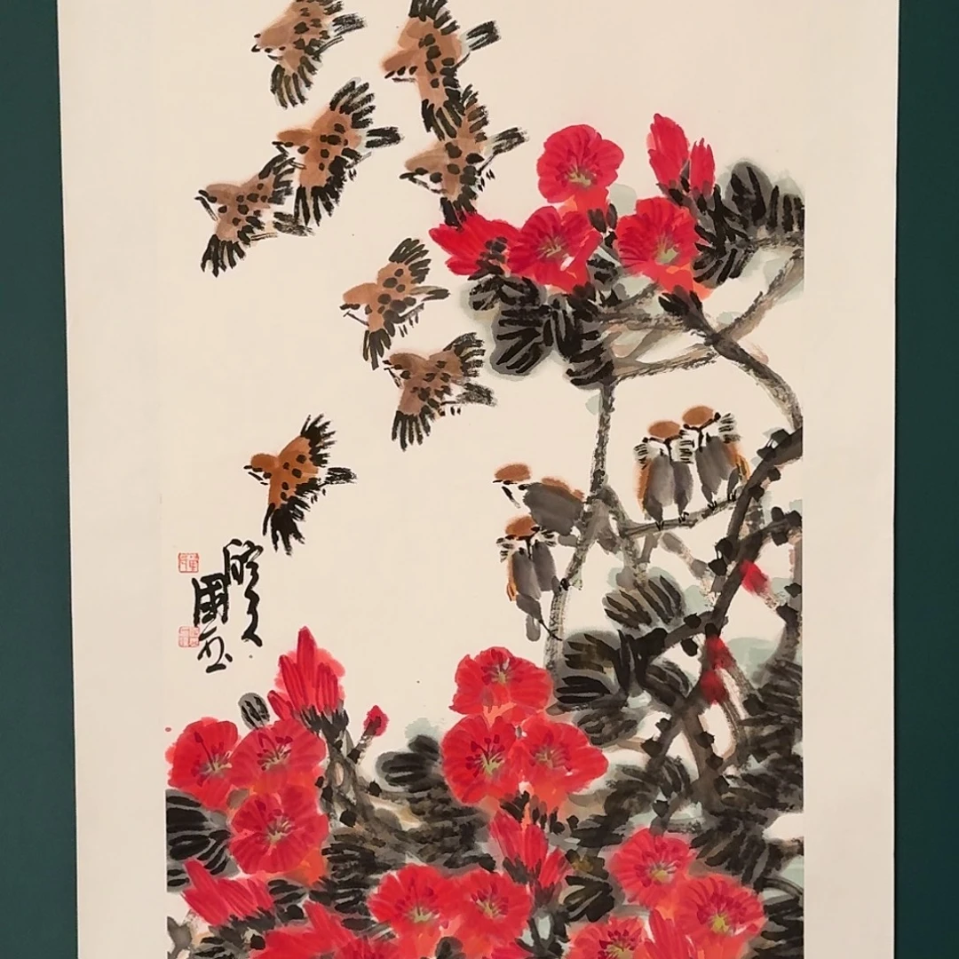 国画单国玉老师的作品