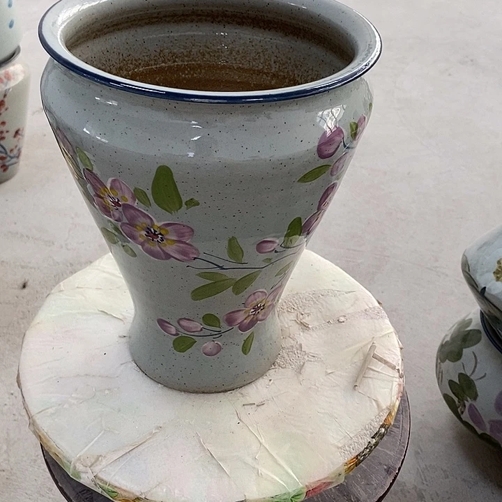 摆件15xc景德镇陶瓷花盆微瑕