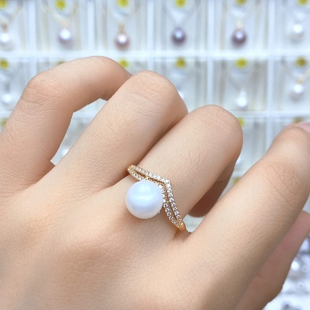 淡水珍珠合金颈饰