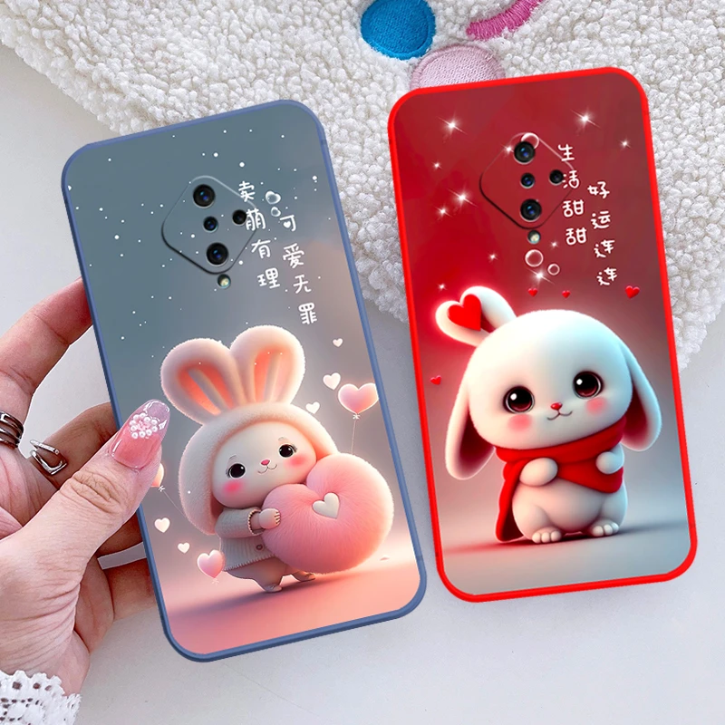 适用vivo y9s手机壳V1945A全包边防摔硅胶软壳新款磨砂卡通