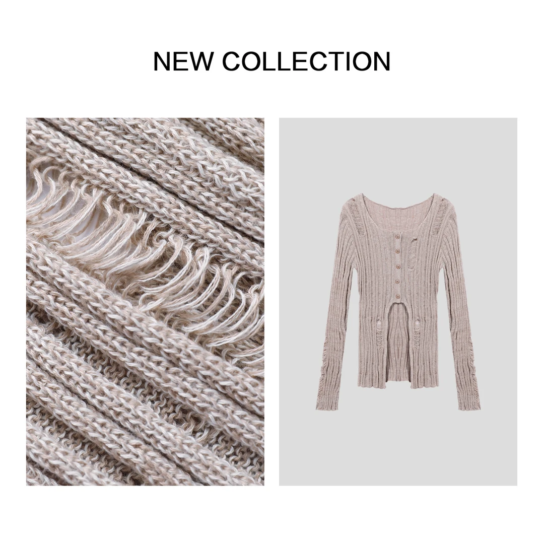 【小依专享】 X1F38001B 女士百搭线衣-8001