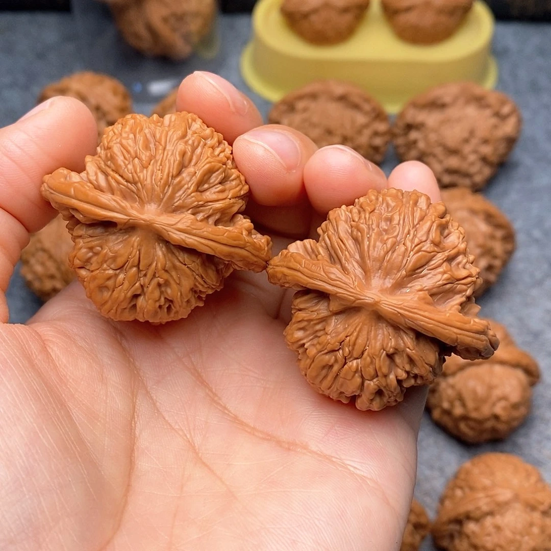 文玩核桃把件四座楼42尺