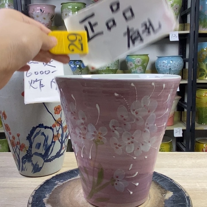 景德镇高温陶瓷花盆