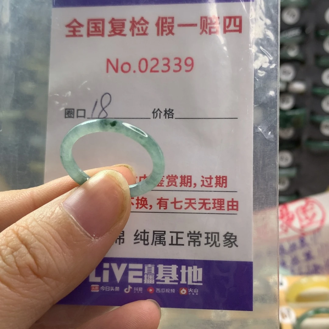 翡翠未镶嵌戒指天然翡翠