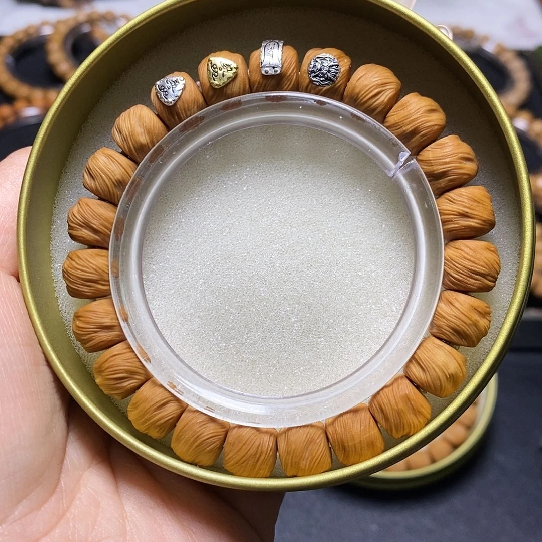 猴头核桃手串四标鬼印无相尺寸10+全品单号369号