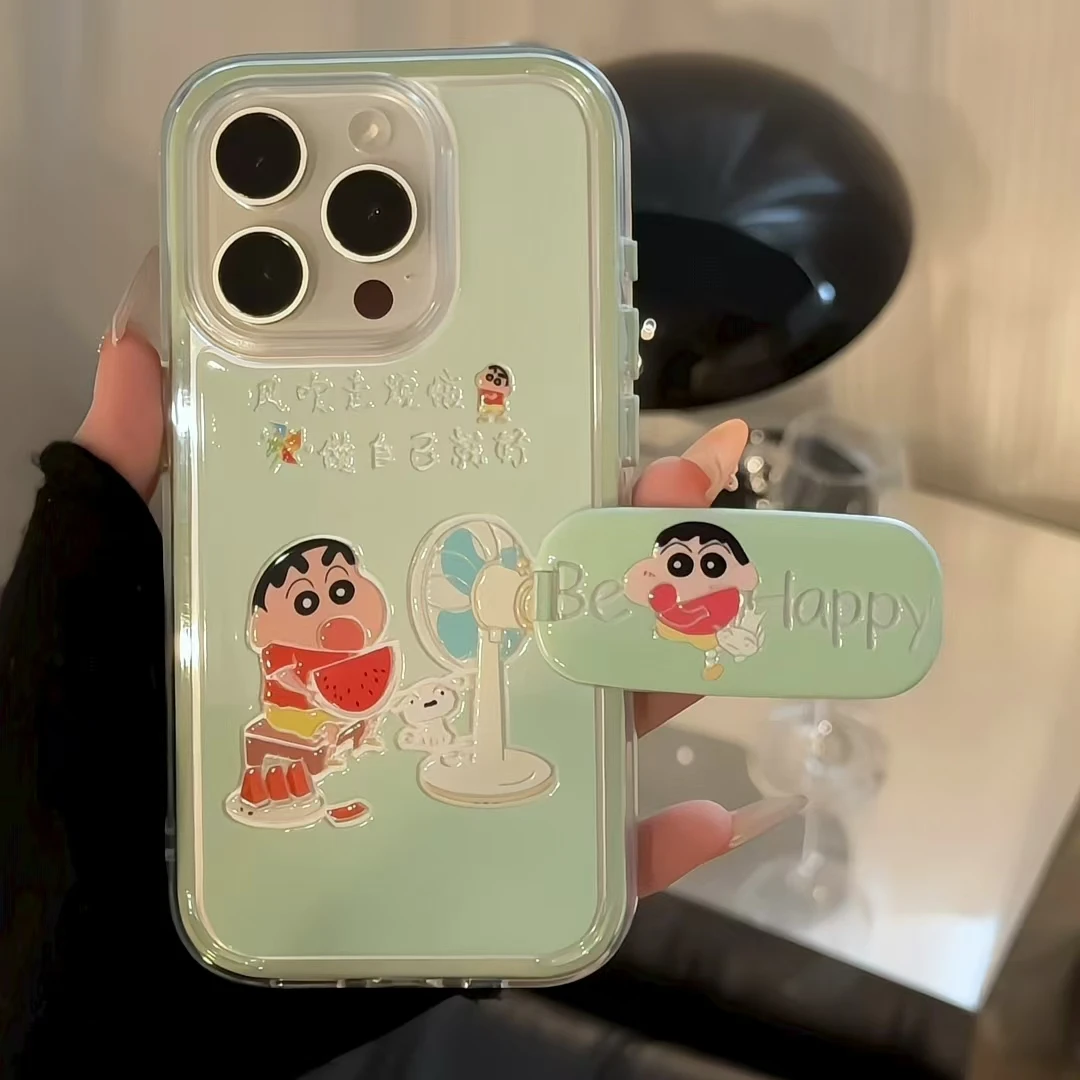 三合一炫彩适用于苹果16promax华为mate70吹走烦恼小新手机壳小米