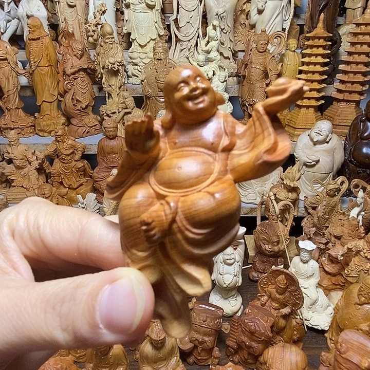 柏木（崖柏）弥勒佛