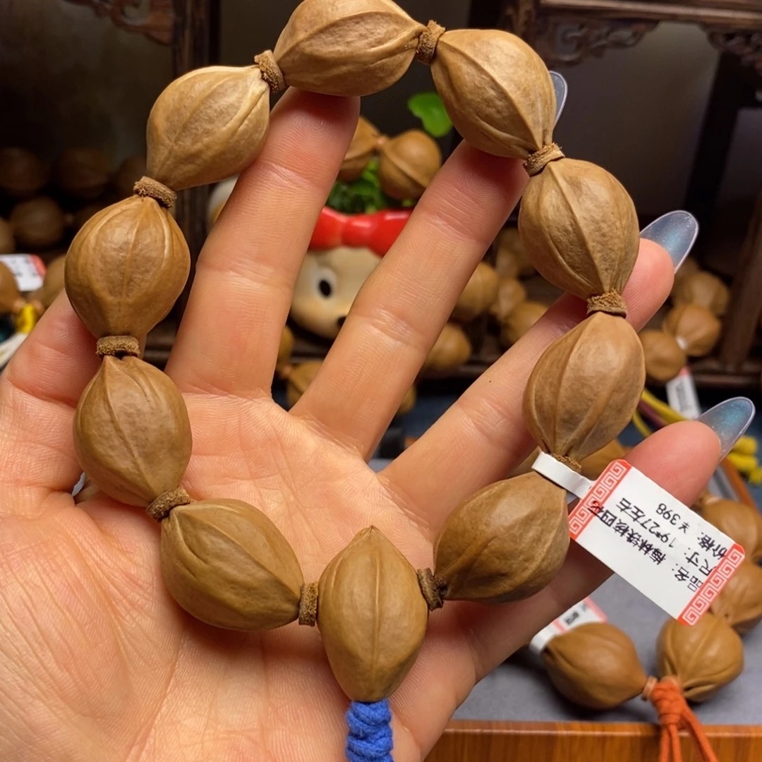 橄榄核手串/手链梅林铁19/27左右四花