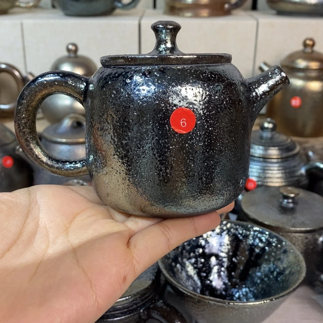 远***瞩云南建水紫陶柴烧微瑕特价壶