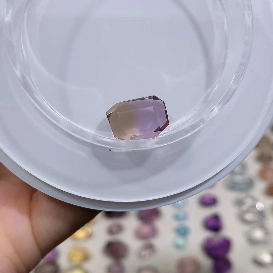 无非金属紫黄晶随行打孔定制不退换