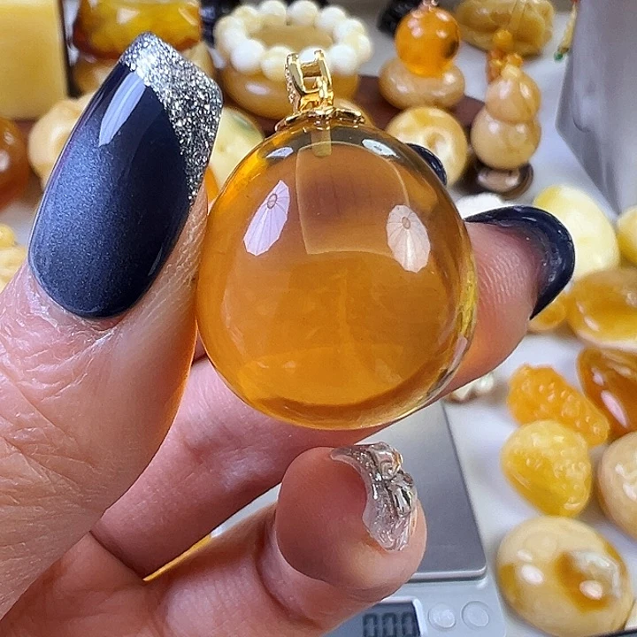 蜜蜡颈饰未镶嵌蜜蜡