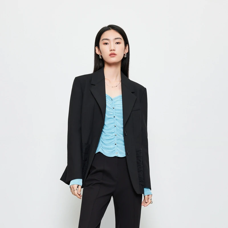 【商场同款】HPLY荷比俪24春季新款女廓形感搭配外套HME11520282T